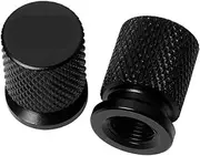 jiningxinxin Compatible with Enfield Bullet/Meteor/Classic 350 500 Interceptor 650 Continental GT 535 Himalayan 411 400 Motorcycle Tire Valve Caps(Black)