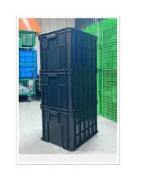 在飛比找Yahoo!奇摩拍賣優惠-八格密 蘆筍籃 3個/組 免運 工具箱 收納箱 角鋼架 棧板