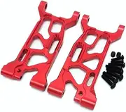 Aluminum Front Lower Arms Red for Team Losi 1/10 Lasernut U4 Tenacity All LOS234016