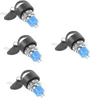 Angoily 4pcs Mobility Scooter Ignition Replacement Electrical Starter Key On/Off Switch Plastic Alloy Material Safety Feature