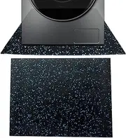 High-Density Rubber Washer Dryer Anti-Vibration Mat - 23.6 x 23.5 Inch Non-Slip Shockproof Pad for Washing Machine, Dryer, 3D Printer - Waterproof, Noise Reducing, Heavy-Duty