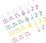 Create Your Own Music Musical Note Wood Cutouts Hexagon Shape 1 Bag Great for DIY Boys and Girls Crafts