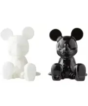 Enesco Disney Mickey Mouse Salt & Pepper Shaker Set - Black & White Mickey