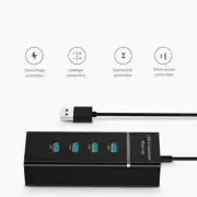 4-Port USB 3.0 Multi HUB Super Speed Splitter Expansion Desktop Laptop adapter