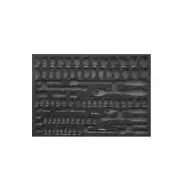 SP Tools 84Pcs EVA Foam Tool Storage Only - Metric/SAE Sockets 435mm x 660mm