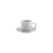 48x Moda Willow Espresso Cup 90mL & Saucer 115mm Porcelain Coffee Tea Crockery