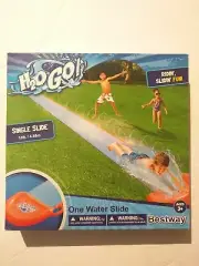 H20 Go Inflatable Lawn Water Slide Single 16Ft Slider Drench Pool Bestway