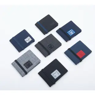 Herschel Roy Bi-Fold Wallet 全黑 黑色 RFID 防盜 帆布 皮夾 短夾 男生 錢包 現貨