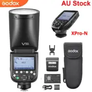 Godox V1Pro-N TTL HSS Round Head Camera Flash + XPro-N Trigger For Nikon