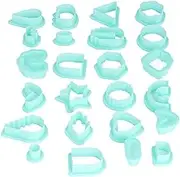 Clay Earring Tools 24 Pcs Sturdy Material for Sculpting and Crafting, Unique Family and Friends, Easy to Use Polymer Clay Cutters