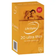 Lifestyles Ultra Thin Condoms 20 Pack
