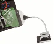 2x Main Lens and 5x Insert Lens Illuminated Gooseneck Desk Stand Magnifier