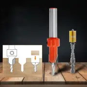 2.8-4mm Wood Countersink Drill Bit Set HSS Tungsten Steel 45# Steel Body High Precision Durable Wear Resistant Tapered D