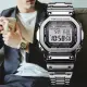 【CASIO 卡西歐】G-SHOCK 全金屬太陽能智慧藍牙電波錶-銀色(GMW-B5000D-1)