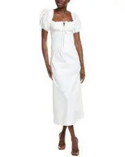 IPPONELLI Tie-Front Maxi Dress