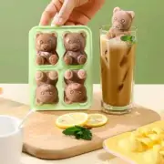 Ice Bear Cube Tray Cute Bear Shape Ice Block Mold Ice Cream Tool cold