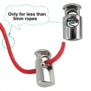 20pcs Plastic Cord Locks Stoppers Spring End Toggle Fastener Slider Organizer