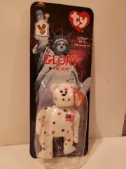 MCDONALDS TY TEENIE BEANIE BABY GLORY THE BEAR NEW ERROR ON TAGS Oakbrook