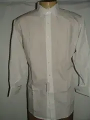 NEW WT BROOKS BROTHERS DRESS SHIRT SIZE 17 1/2 33 WHITE SOLID #535