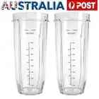 AU 2Pack 32OZ Cups Accessorie For Nutri Ninja Auto IQ BL2012 BL2013 BL480 BL480D