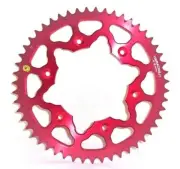 Sprocket 54 Teeth Sitta IN ergal , Red, Pitch 520, Cross/Enduro, Code 101N54-RED