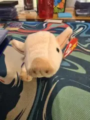 TY Beanie Baby - KNUCKLES the Pig 1999 Ret. RARE Tag Errors no tag loop