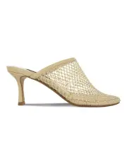 [Senso] Pam Mesh Heeled Mules in Natural