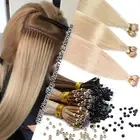 100S Thick Nano Ring Remy Human Hair Extensions Micro Loop Ring Beads Full Head