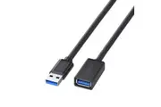 Cruxtec USB-A Male to USB-A Female Extension Cable - 2m (ATAF-5G-2MBK)