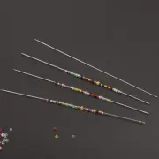 30 Pcs Metal Beading Needles For Beads Threading String Jewelry Making DIY To CR