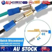 Long lasting Double Spade Connectors Female Male Piggyback Crimp Terminals