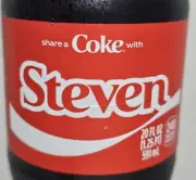 Share A Coke With Steven Personalized Gift Coca Cola 20 Oz. Bottle 2025