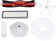 [Natudeco] Vacuum Cleaner Accessories Replacement Parts Roller Side Brush Filter ABS Mop Set Durable for Dreame W10 Pro