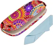 [Yoiilifee] Eyeglasses Case, Durable Hard Shell Box Portable Protective Glasses Cover Box for Men and Women