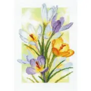 Cross-stitch kit, Point Counted Riolis 2190 the Crocus