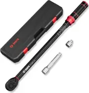 1/2-inch Drive Click Torque Wrench Set, 20-260 Ft-Lb/27.1-352.3 Nm