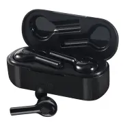 TW08 TWS HiFi Wireless bluetooth Earphone Mini Portable Stereo CVC Noise Cancelling Bilateral Call Headphone BLACK COLOR