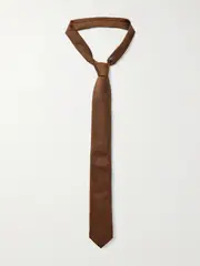 [The Frankie Shop] The Frankie Shop - Lene Satin Tie - Brown - One size One size Brown