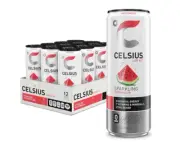 PACK OF 12 ✨ CELSIUS Sparkling WATERMELON Energy Drink CANS | Zero Sugar Fun