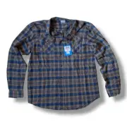 NWT Columbia Men's Bearmouth Springs EXS Roll Up Shirt plaid