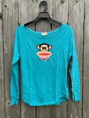 NWT Paul Frank Nerd Julius With Bow Tie Long Sleeve Shirt 100% authentic