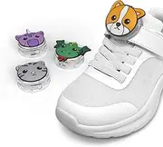Speck Tagimals AirTag Holder Shoe Accessory, Kids 3+ Years Old, Variety Pack of 4