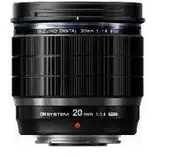 OM SYSTEM M.Zuiko ED 20mm f/1.4 Pro Lens