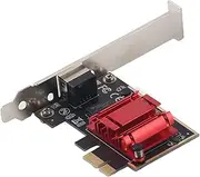 XUMIUZIY PCI-E Card,Gigabit Network Card,2.5Gbps PCI‑E Network Adapter for Computer,Smoothly and Stable,Suitable for Both Office and Game Computer Use.