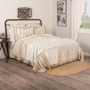 Farmhouse Luxury King Quilt Creme Patchwork Grace Bedroom Decor VHC Brands