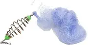 Fish Catching Net - Fishing Casting Net - Sticky Spring Bait Drop Mesh Cage Aquatic Life Trapper for Stream Freshwater