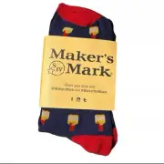 Maker’s Mark Bourbon Whiskey 2018 Ambassador Program Socks *NEW*