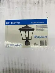 OD1148EP70 Westmore Lighting Colebrook 75-Watt 15-in Hazelnut Bronze Post Light