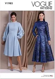 [VOGUE PATTERNS] V1983H5 Misses' Dresses H5 (6-8-10-12-14)