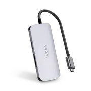 VAVA 9 in 1 USB-C Hub, RJ45 Ethernet 1000Mbps, with 4K HDMI Adapter PD Charging USB 3.0 SD 3.0 / TF Card Reader 3.0 Ports